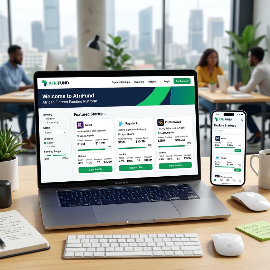 Startup Funding Platform — Yagwa Tech portfolio project