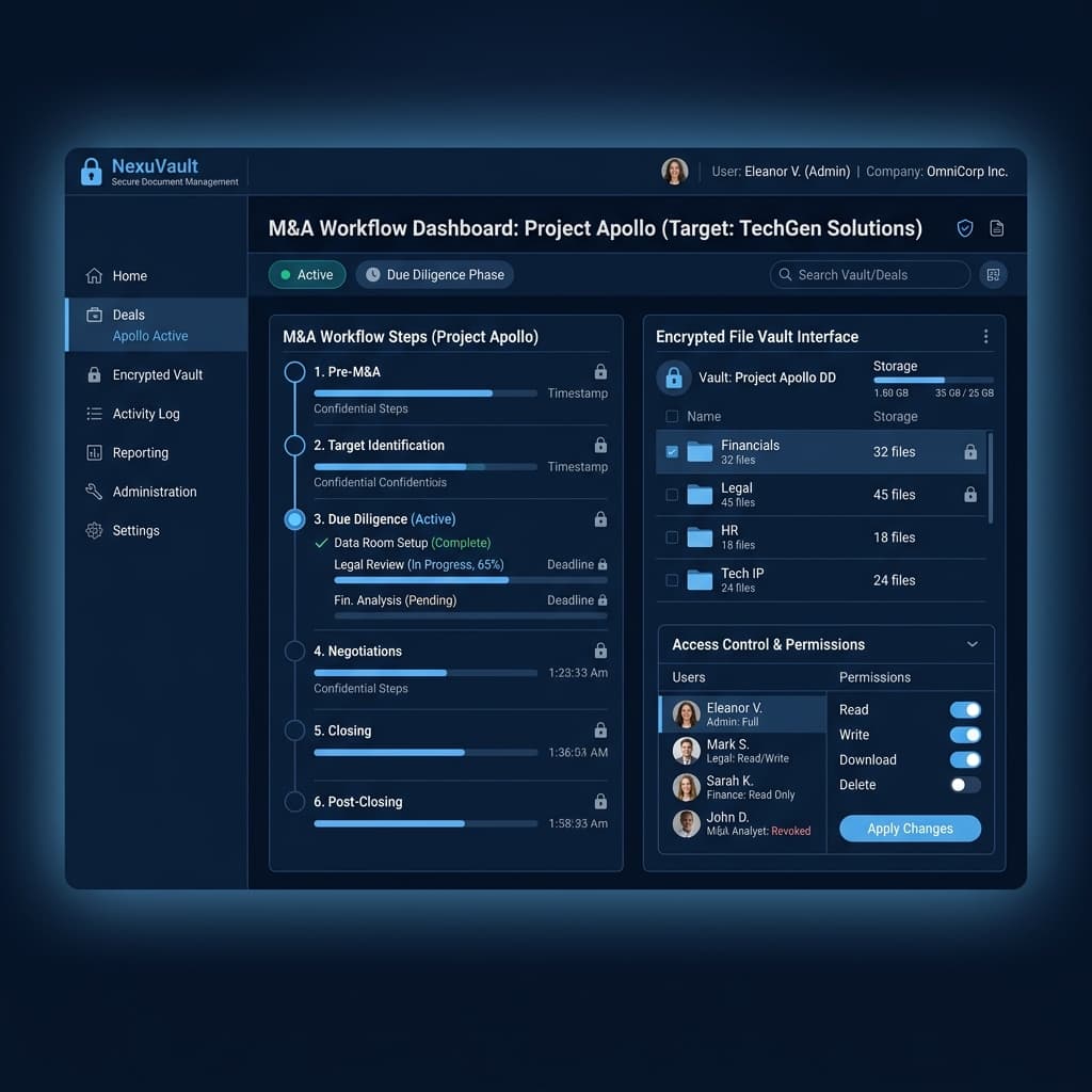 Merger and Acquisition System — Yagwa Tech portfolio project